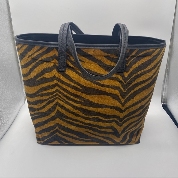 NEW Animal Tiger Skin Print Tote Bag Women Shoulder Handbags PU Leather. - Picture 3 of 16